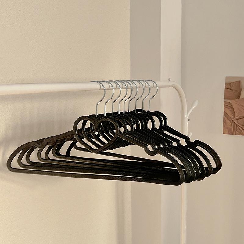 10 шт. Вешалок для одежды Прочные Многофункциональные Вешалки в Форме Сердца для Взрослых Детей Принадлежности для Вешания Одежды