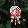 Festival Christmas Candy Cane Ornaments Cartoon Christmas Tree Pendant  Holiday Decor