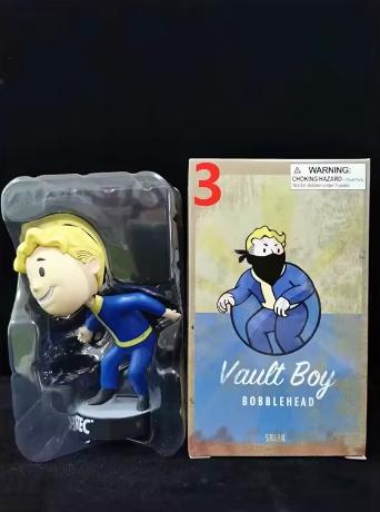 Милый Бобовая Голова Vault Boy Полный Набор Аниме Фигурка Действия Игрушки Статуя Коллекция Модель Кукла Настольное Украшение Дисплей Игрушки Подарки
