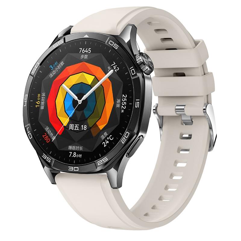 22 мм силиконовые ремешки для Huawei Watch GT5 46 ремешок для часов с пряжкой того же цвета ремешок для Huawei Watch GT5 Pro 46 мм
