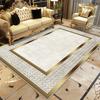 Golden Luxury Carpet for Living Room Large Area Decoration Home Sofa Antiskid Rugs Bedroom Lounge Coffee Tables Soft Floor Mats