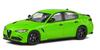 Kyosho Solido Масштаб Alfa Romeo Giulia Quadrifoglio 2020 Готовая модель S4313106 1/43 (Неоновый зеленый)