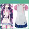 Костюм Микан Цумики из Dangan Ronpa 2, розово-белый, униформа