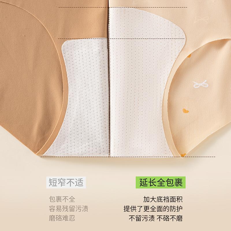 Ladies' traceless small flat corner underwear