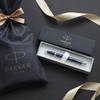 PARKER IM Royal Blue CT Ballpoint Medium Brand Logo Wrapping Gift Premium Official 1975640V3 Pen, Nib, Oil-Based, Bag, Box, Quality, Import,