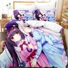 Каваий комплект постельного белья Nekopara Односпальный Полуторный Двуспальный Кинг-сайз Комплект для кровати Взрослый Детский Спальня Комплекты пододеяльников Аниме Parure De Lit Bed