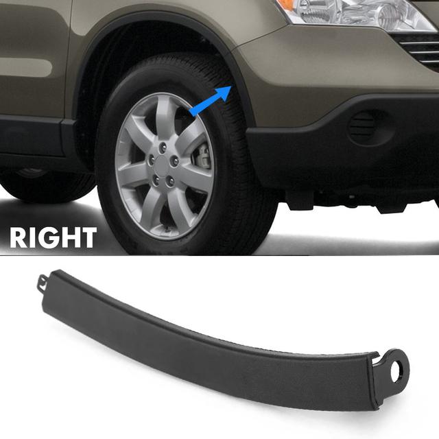 Car Front Bumper Wheel Fender Lower Molding Trim ABS Black For Honda CRV C-RV 2007-2011 Fender 71108-SWA-000 71103-SWA-000