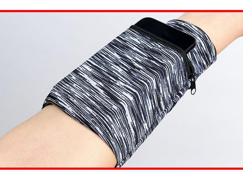 Universal Sports Arm Bag for Mobile Phones - Men's and Women's Outdoor Wrist Strap Sleeve.