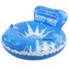 Winter Outdoor Inflatable Ski Rings Toy Floated Skiing Board Accessories for Children Adults