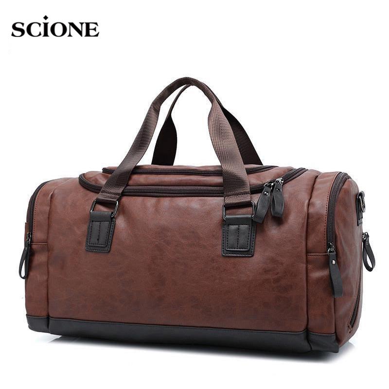 Дорожная сумка из высококачественной искусственной кожи