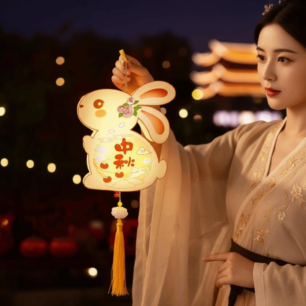 Laser Cut Wood Butterfly Paper Light LED Glowing Glowing Flower Lamp Garden Night Party