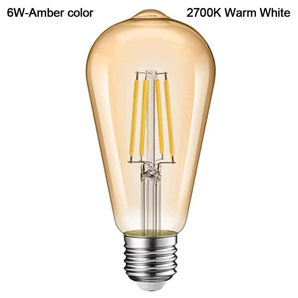 Светодиодная лампочка E27 ST64 ST64 Лампочка-свеча Горячая хрустальная лампочка для украшения дома