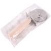 Intec Kaneki Wooden Handle Pizza Cutter, Small, Blade Material: Stainless Steel, Made In Japan, WPZ07003