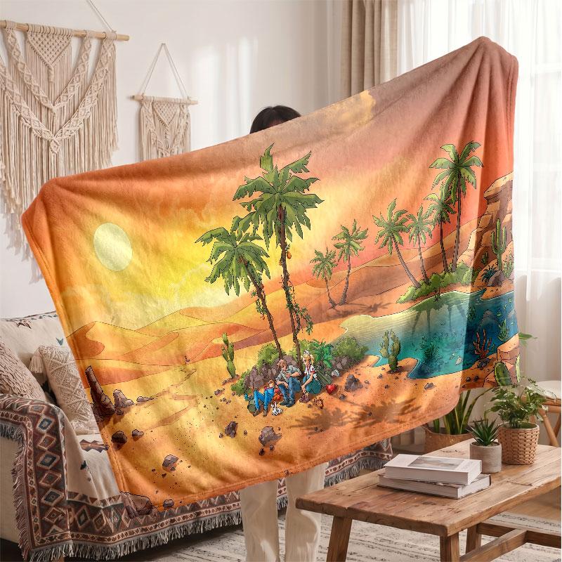 Warm Flannel BlanketTerraria Soft Cozy Throw Blanket for Bedroom Couch