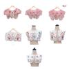 Embroidery Flower Collar Elegant Detachable Fake Collar Shawl Vintage Horseface Skirt Collar Costume Dress Up Accessory
