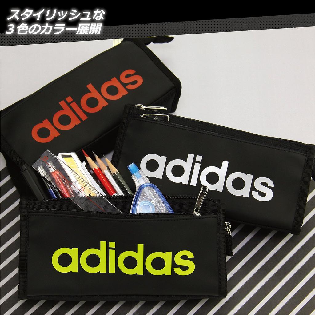 Mitsubishi Pencil Adidas Pencil Case AI01 Red Enamel and Fabric Double Pocket PT1400AI01.15
