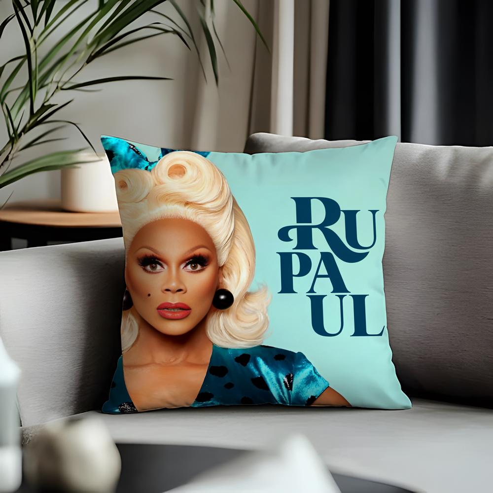 Hot RRrupauled Cushion Cover Antidustmite Pillowcase Invisible Zipper Silky Short Plush Sofa Cushion Cover