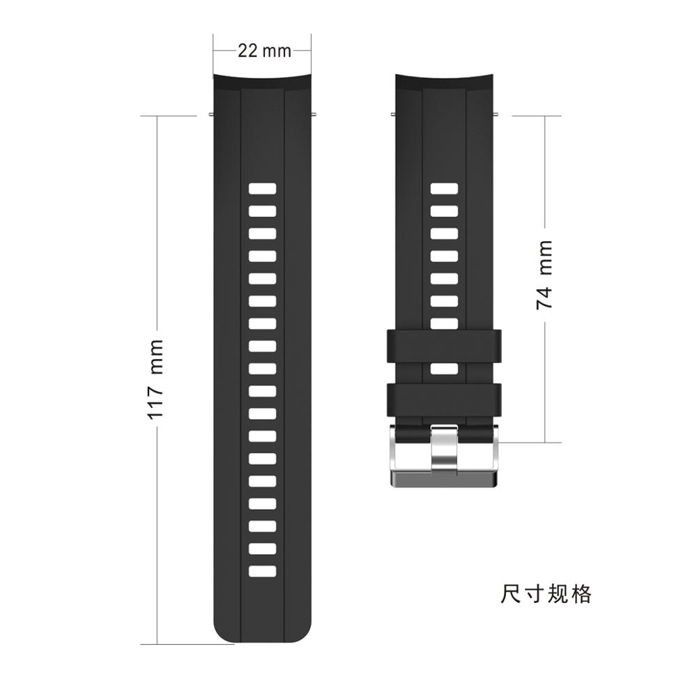 Силиконовый ремешок для часов For Honor GS pro smartwatch Sport band new Сменный ремешок для Honor GS pro Аксессуары Регулируемый
