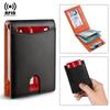 Металлический зажим для денег Кошелек с RFID-защитой Тонкий держатель для карт Сумка для денег Держатель для кредитных карт Двустворчатый кошелек из углеродного волокна Умный кошелек для мужчин