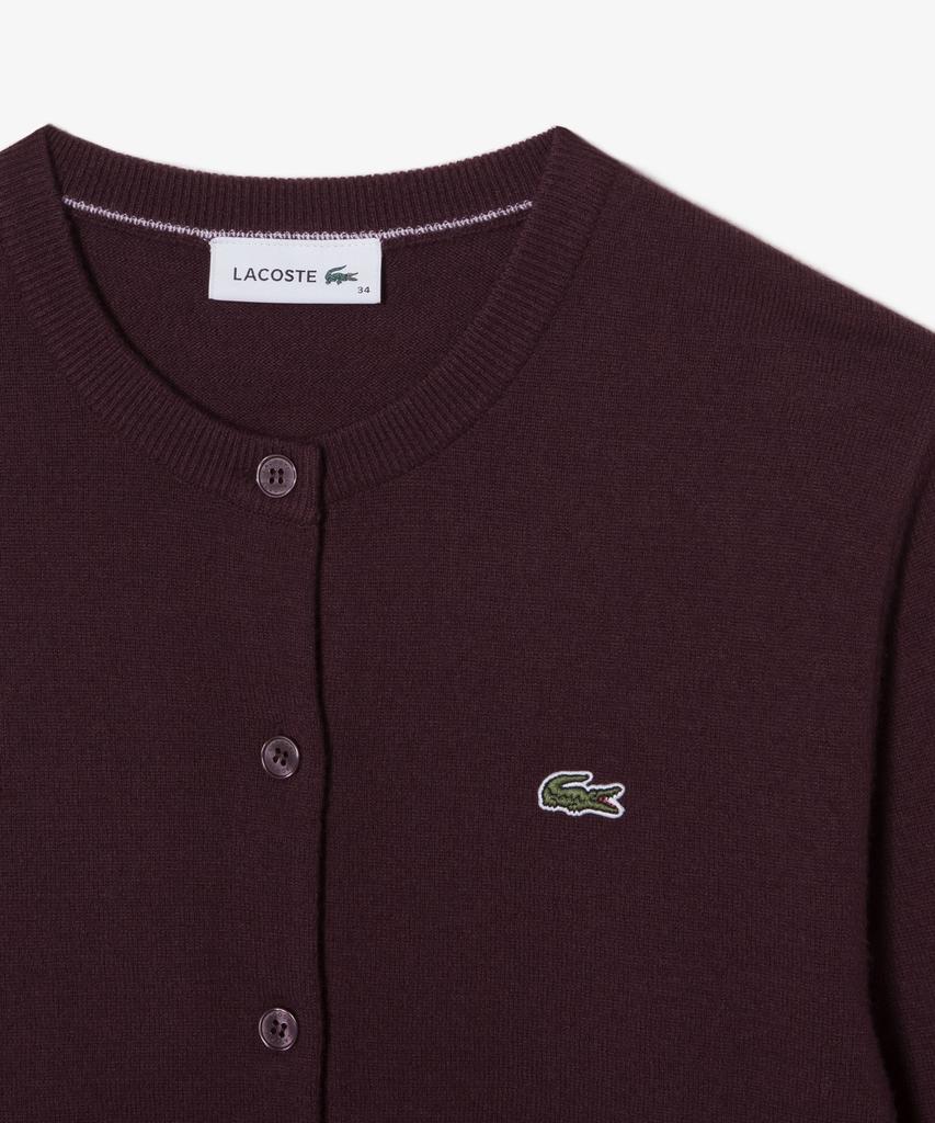 Lacoste Women'S Basic Crew Neck Cardigan Af222E-56N 3Ke