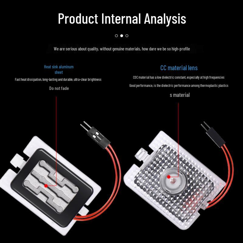 Световой элемент приветствия двери автомобиля SU7 YU7: Аксессуар-датчик проекции Pro MAX