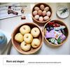 Плетеная осенняя корзина для закусок из лозы для гостиной или стола