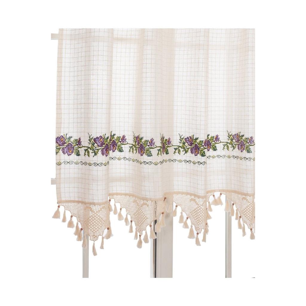 Красный Крест -поплавок Булдан Иси Крест -ул.. Ручной кружевной льняной занавес