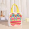 12Pcs Gift Bag Beach Non-Woven Tote Bag Flip Flop Pattern Tote Bag Gift Beach Waterproof Tote Bag Waterproof Multicolor
