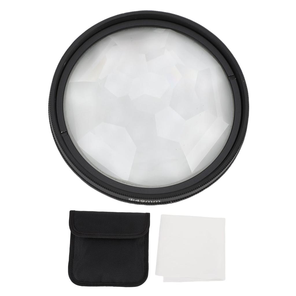 49 мм Калейдоскоп Призма Линза Фильтр Оптическое Стекло Камера Специальный Эффект Фильтр для DSLR Беззеркальных Фотоаппаратов