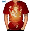 Hindu God Of Wisdom Ganesha 3D Print T-Shirts Men Women Fashion Short Sleeve T Shirt Oversized Harajuku Tees Tops Kids Clothing