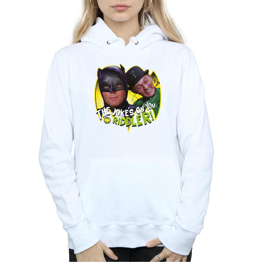 DC Comics Womens/Ladies Batman TV Series The Riddler Joke Hoodie