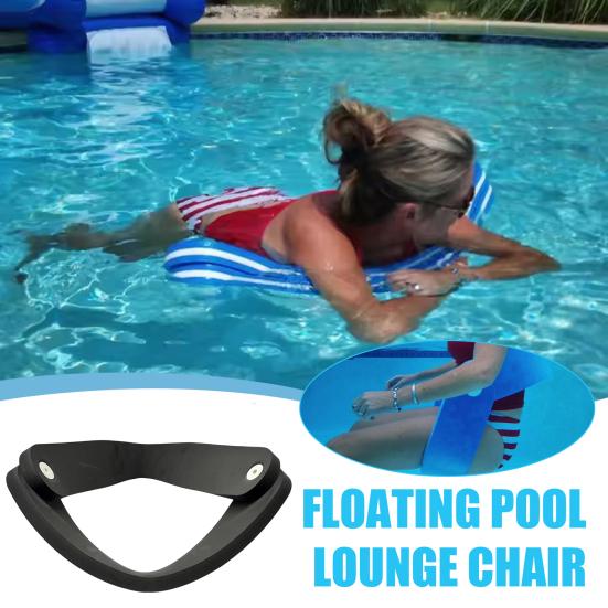 Float-N-Fold Water Recliner 3-in-1 Non-Inflatable Foam Pool Floating Lounger Chair Swimming Noodles Seat for Pool Beach Lake Summer Party