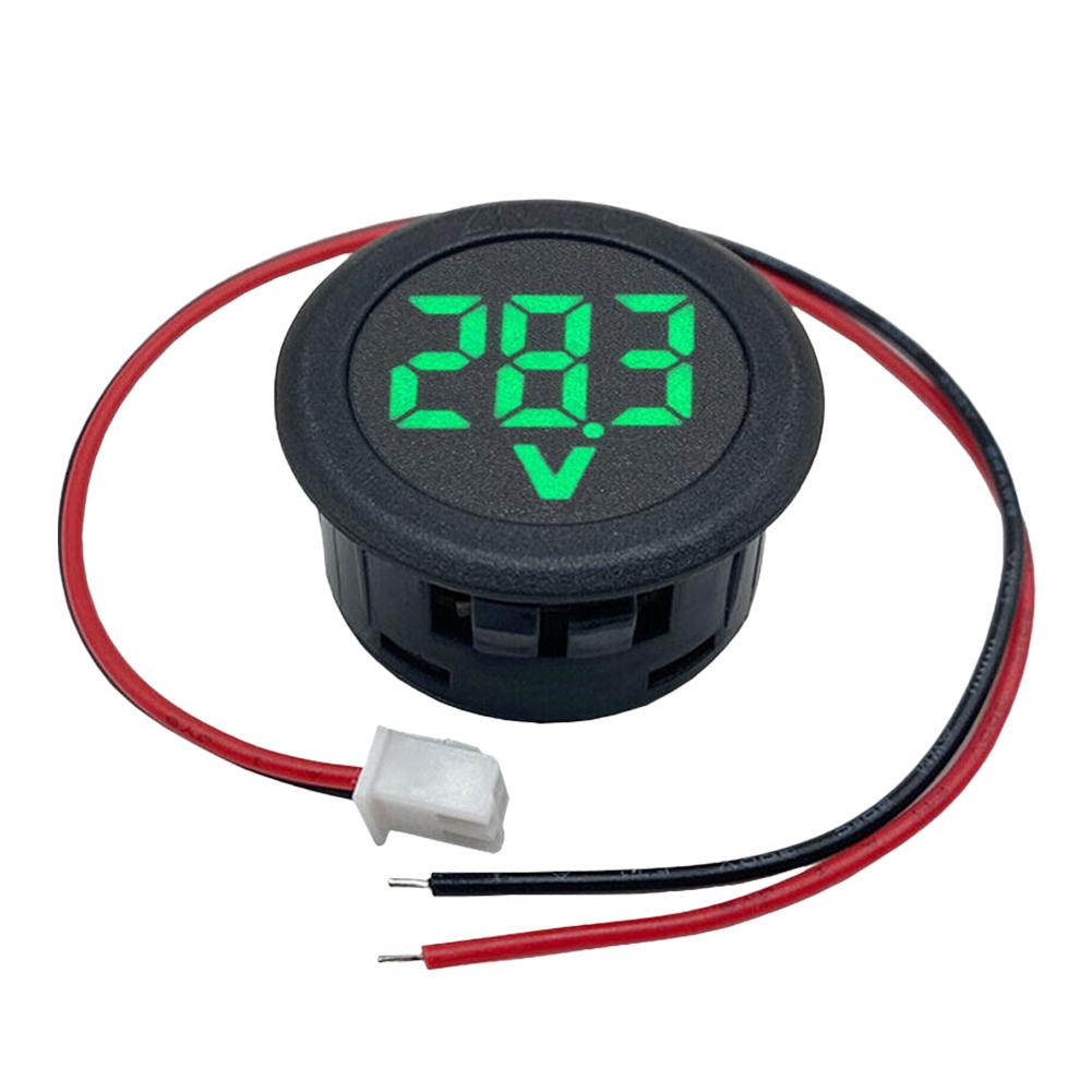 DC 4-100V Car Voltage Current Meter LED Digital Display Volt Detector Tester Two-wire Mini Voltmeter Multimeter Panel