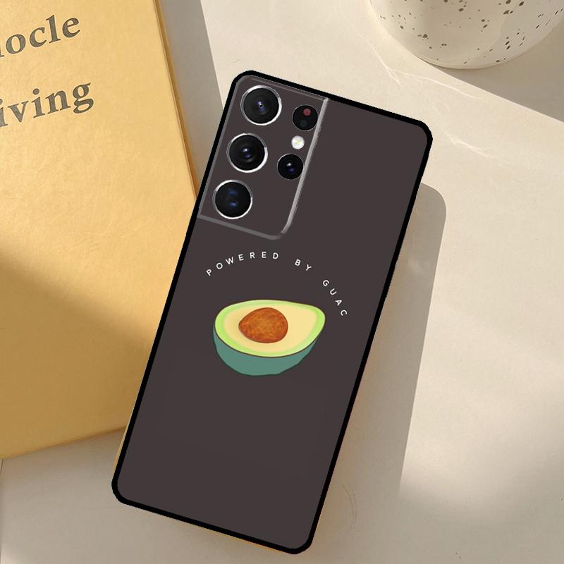 Смешные цитаты про авокадо Чехол для телефона Для Samsung Galaxy S23 S20 S21 S22 S24 S25 Ultra S9 S10 Plus S25 FE Защитный чехол