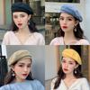Black Retro Elegant Beret For Women Versatile Seasonal 2021 Wear