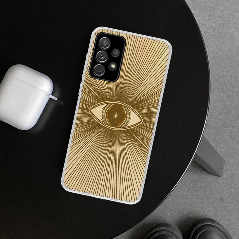Священный Глаз Гора Египет Фреска Чехол для Телефона для Samsung Galaxy A12 A22 A32 A52 A72 A02S A51 A50S A31 A20S A10S Note 20 Ult