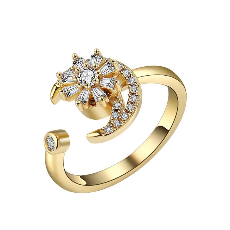 10 мм тревожные кольца для женщин Y2k, ювелирные кольца, бабочки, ромашки, бусины, антистрессовые кольца-спиннеры для подростков, 2022, эстетические