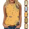 Женские повседневные туники, топы для ношения с леггинсами, летние рубашки без рукавов с принтами, майки, блузки