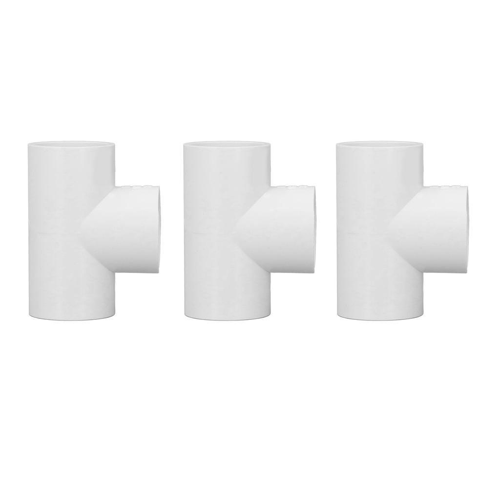 12 шт. ПВХ Тройник Трубопроводная арматура Пластиковые Равнопроходные Соединители Переходник Водоснабжение Обустройство дома