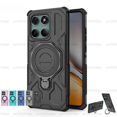 Магнитная беспроводная зарядная крышка для Motorola Edge 60 Pro 50 60 Fusion, чехол-подставка для телефона, чехол для Moto Edge 60, чехол для Moto Edge 60