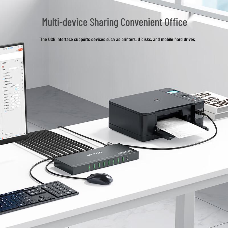 8-портовый HDMI KVM-переключатель MT-viki