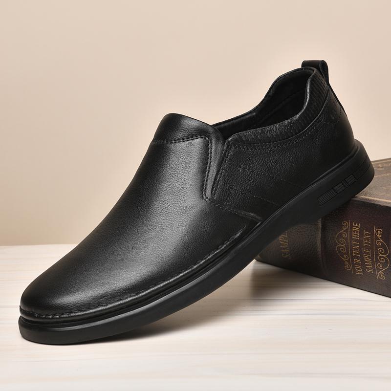 Роскошные брендовые мужские повседневные туфли из натуральной кожи, модные удобные мужские деловые туфли, высококачественная мужская обувь для вождения