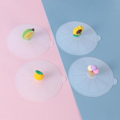 Новые крышки для чая и кофе, многоразовые силиконовые крышки для чашек, пыленепроницаемые, герметичные крышки для чашек с присоской