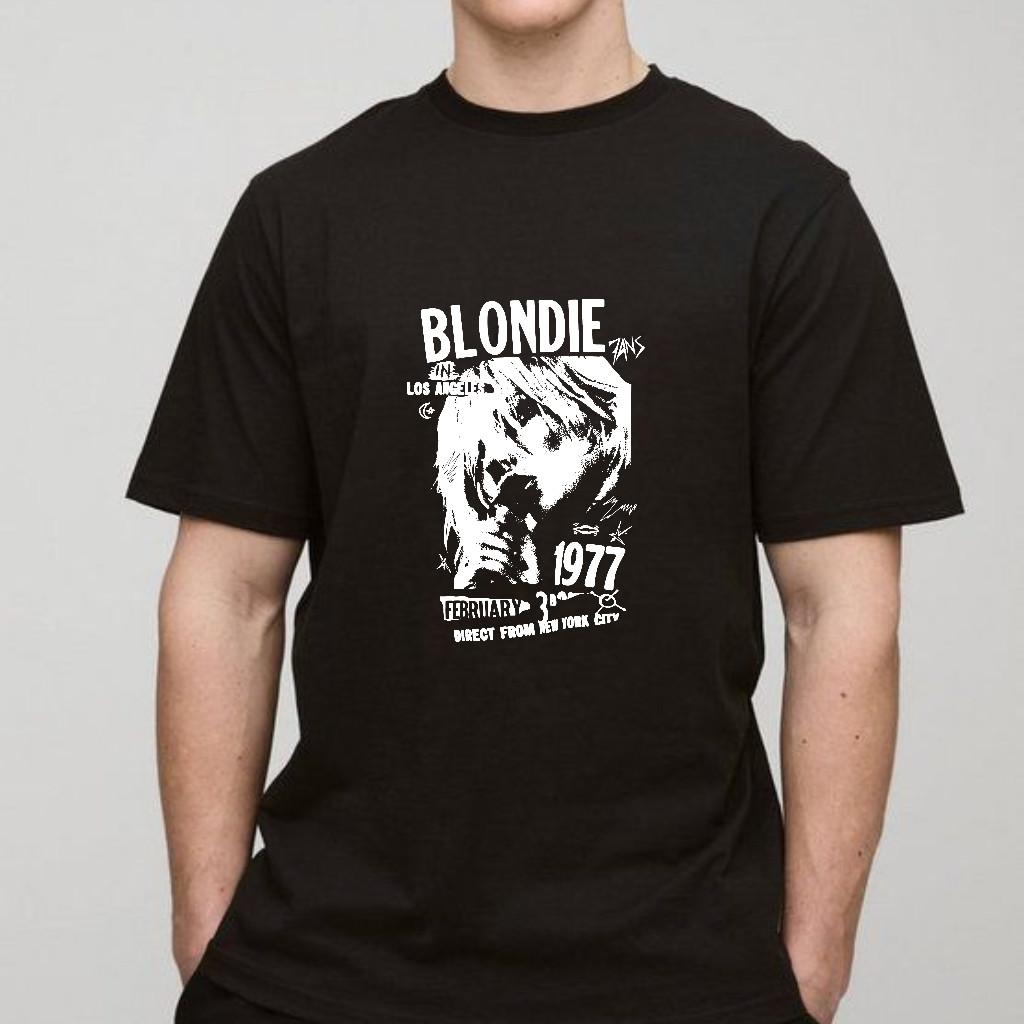 Unisex Vintage Band TShirt Retro Music Tee Classic Blondie Style