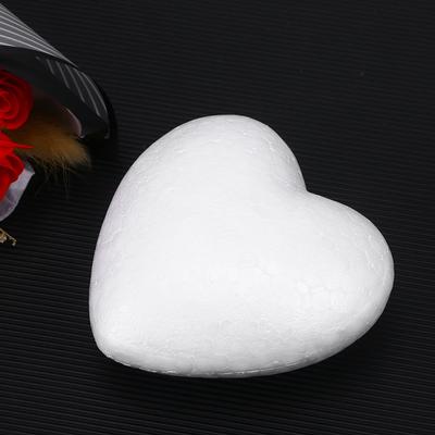 24 шт. Белые однотонные сердечки DIY поделки Свадебное украшение День святого Валентина Украшение для вечеринки Свадебные модели