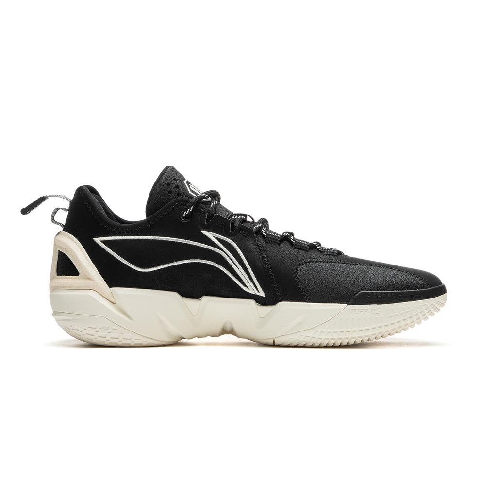 Li Ning BadFive 4.5 Износостойкие Низкие Баскетбольные Кроссовки Мужские Черно-Белые ABFU049-2