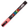 Mitsubishi Pencil Posca Fine Round Coral 10 Pens Water-Based Pens, Point, Tip, PC3M.66, Pink,