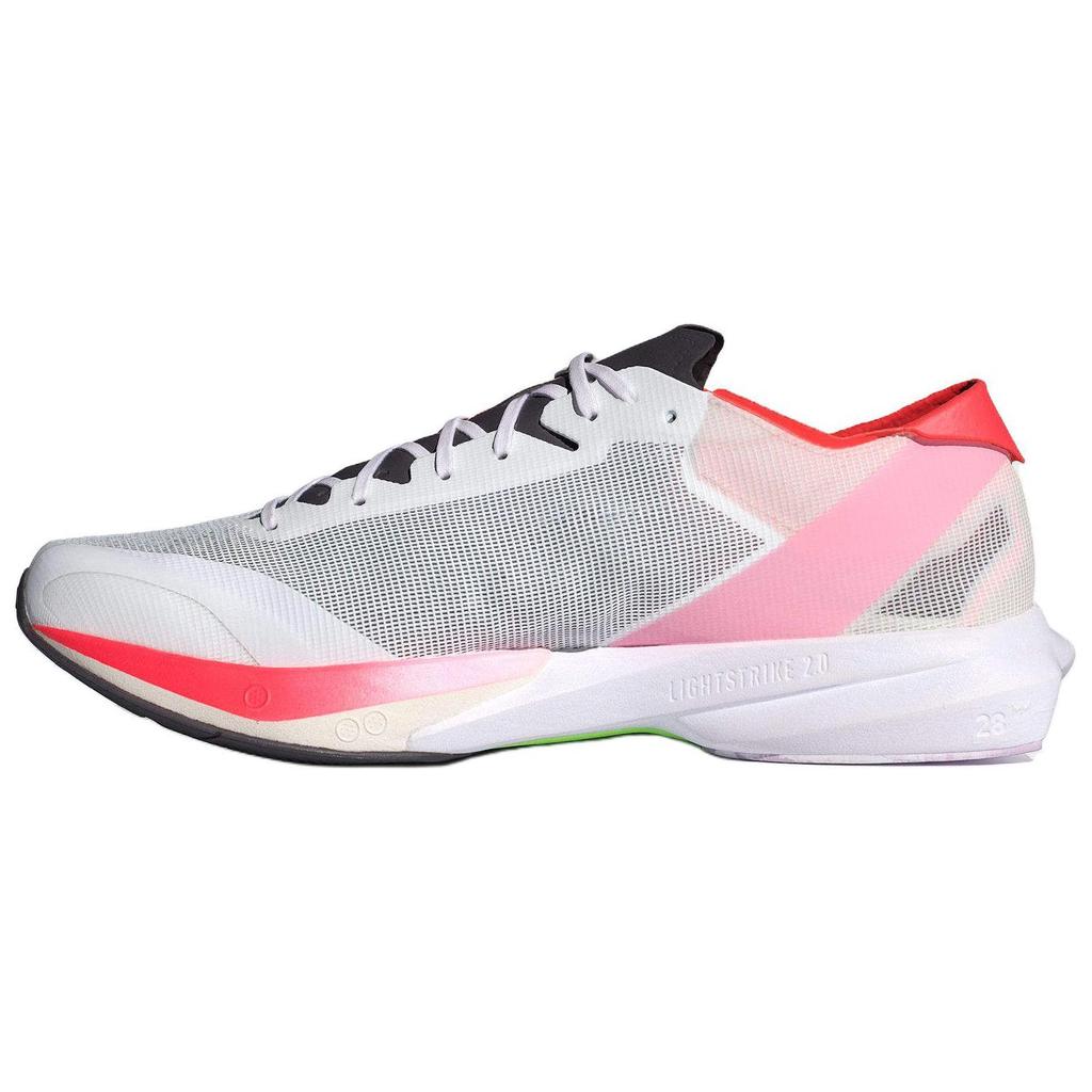adidas Adizero Adios 8 White Aurora Solar Red Мужские кроссовки Cloud-White Aurora-Metallic ID3630