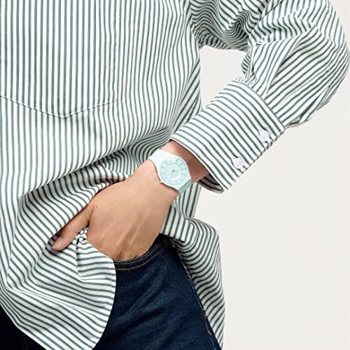 Часы Swatch Turquoise Lightly Skin Classic, SS08G107, Зеленый