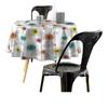 Nappe Ronde - Feria - 160 Cm - 100% PVC - Multicouleur - Facile D'entretien